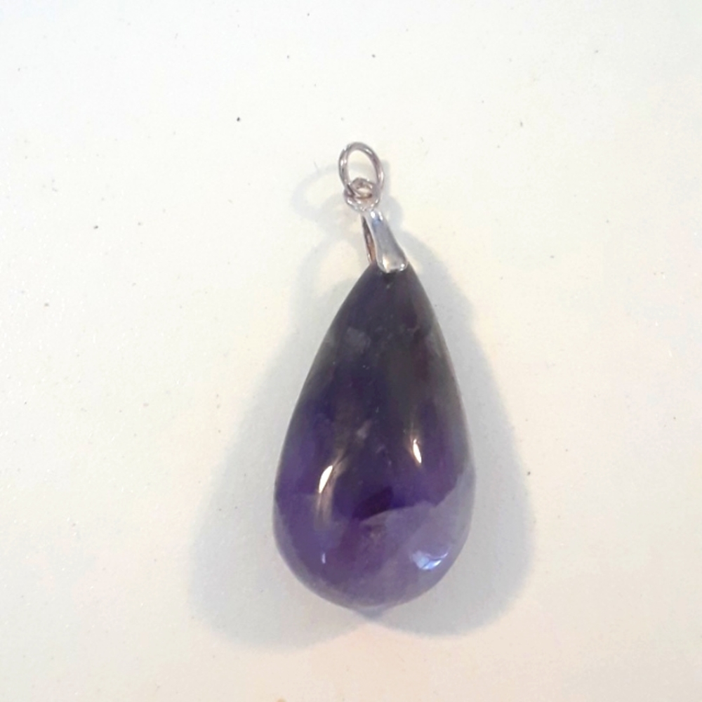 Sterling silver Amethyst Ring & Pendant - Picture 6 of 6